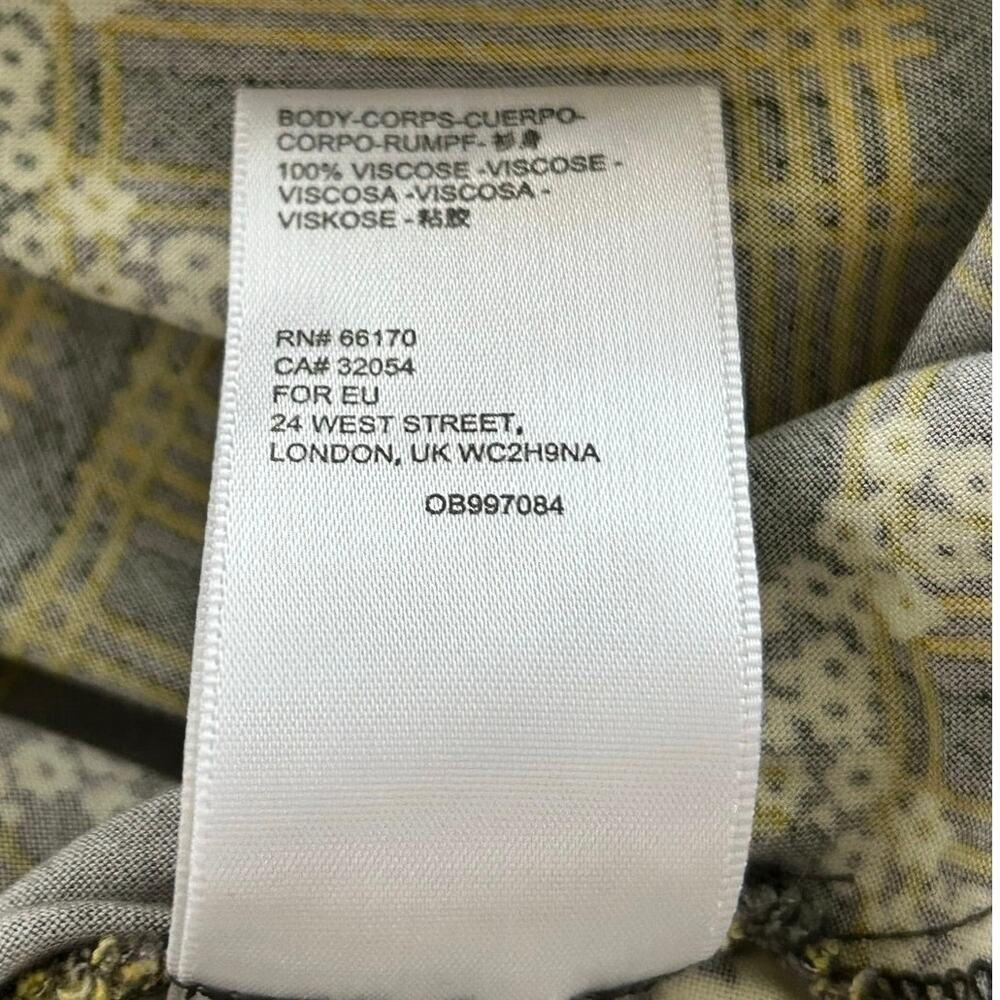 Urban Outfitters Plaid Floral Pleated Mini Skirt Retro Cottagecore M - Picture 8 of 8